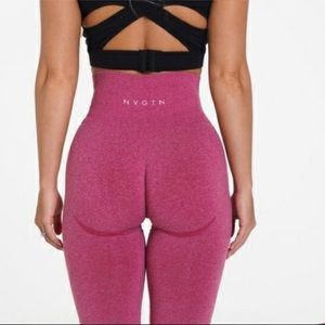 NVGTN Seamless Leggings- Crimson